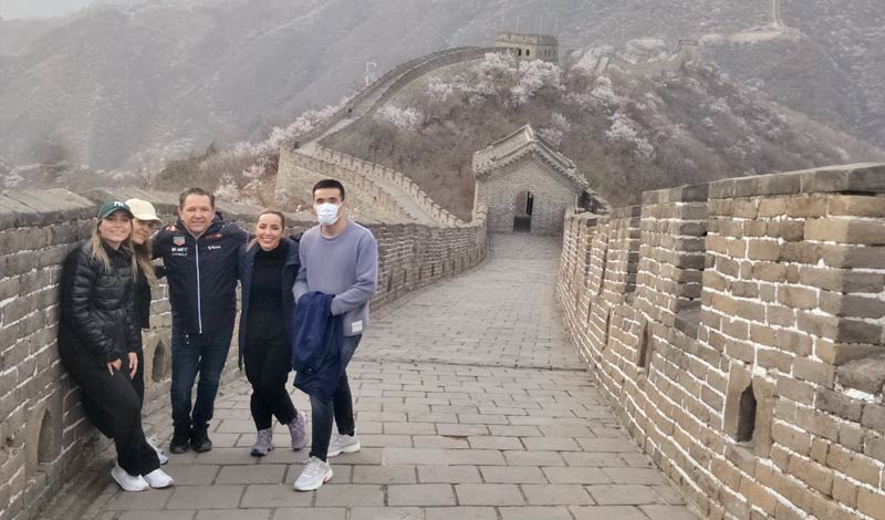 Mexico family at Mutianyu  on Apr 1st 2023