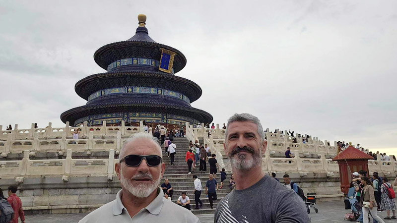 Customer at Temple of Heaven