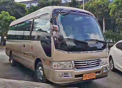 12-seater Toyota Coaster