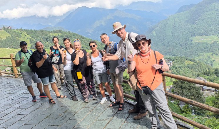 Hiking in Longji